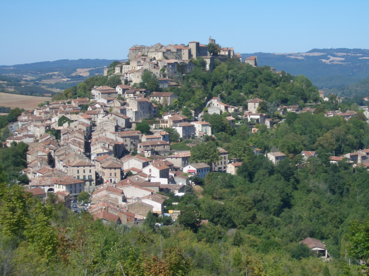 Cordes sur ciel vue du Grain de Sel