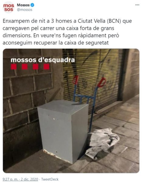 Anclaje caja fuerte