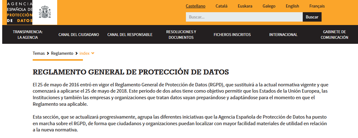 EMPRESAS ESPAÑOLAS PREOCUPADAS POR CUMPLIR EL GDPR